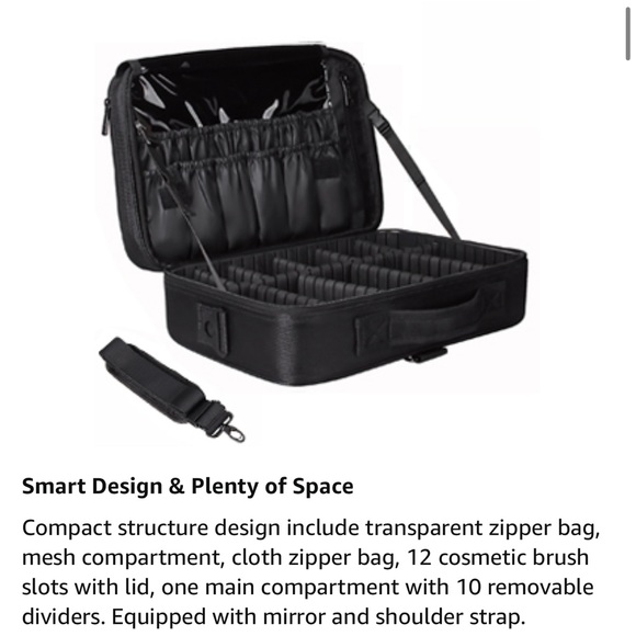 ‼️SOLD‼️Relavel Travel Makeup Train Case 13.8” Large - Picture 8 of 15